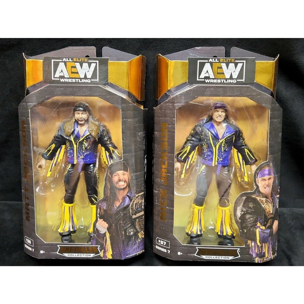 All Elite Wrestling AEW Unrivaled Series 7 The Young Bucks Nick Matt Jackson set